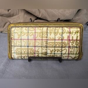 Coach Tattersall Graffiti Vintage coach wallet.